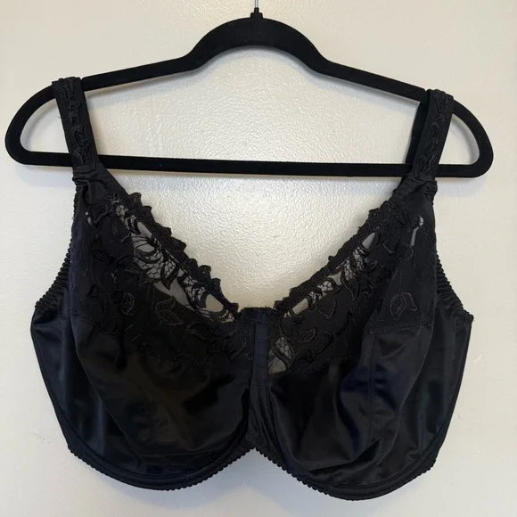 Primadonna Full Figure Black Lace Bra - Picture 2 of 7